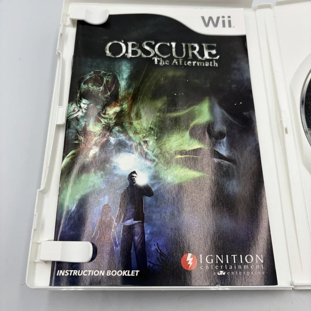 Obscure:‎ The Aftermath (Nintendo Wii, 2008) ObsCure II CIB Tested Working